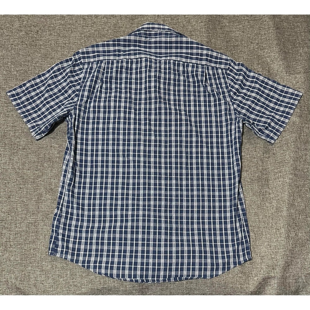George Men's M 38-40 Plaid Short Sleeve‎ Shirt - Picture 5 of 5